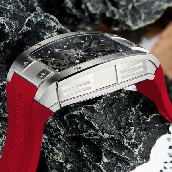 Louvre Series Men’s Skeleton Automatic Watch EM-ST-YBR - Image 4