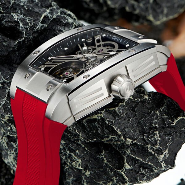 Louvre Series Men’s Skeleton Automatic Watch EM-ST-YBR - Image 5