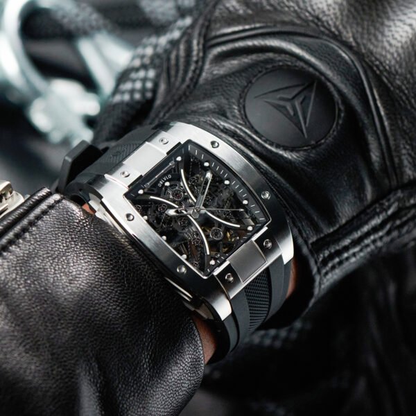 Louvre Series Men’s Skeleton Automatic Watch EM-S-YBB - Image 3