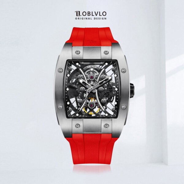 Louvre Series Men’s Skeleton Automatic Watch EM-S-YBR