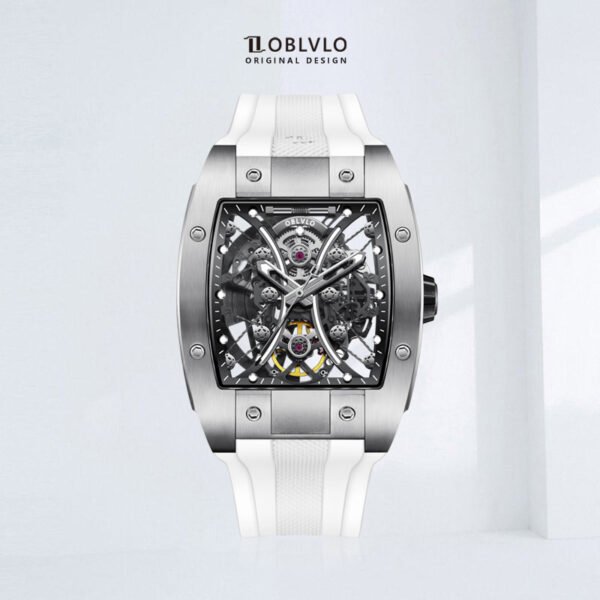 Louvre Series Men’s Skeleton Automatic Watch EM-S-YBW