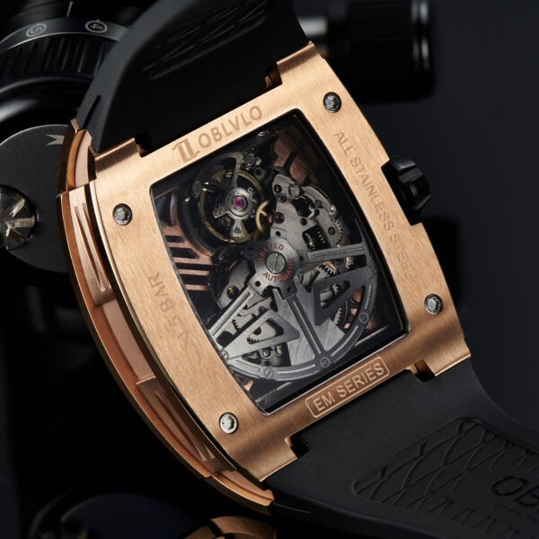 Louvre Series Men’s Skeleton Automatic Watch EM-ST-PBB - Image 10