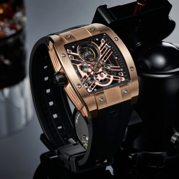 Louvre Series Men’s Skeleton Automatic Watch EM-ST-PBB - Image 2