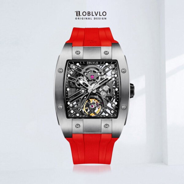 Louvre Series Men’s Skeleton Automatic Watch EM-ST-YBR