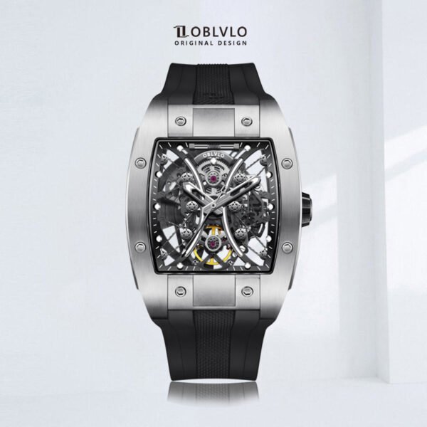 Louvre Series Men’s Skeleton Automatic Watch EM-S-YBB