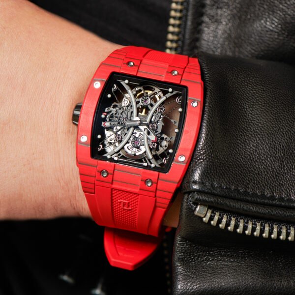 Louvre Series Men’s Skeleton Automatic Watch EM-S-RBR - Image 2