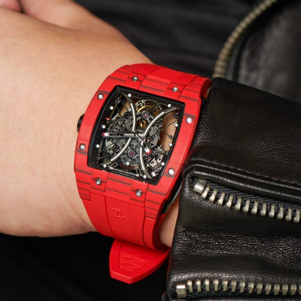 Louvre Series Men’s Skeleton Automatic Watch EM-S-RBR - Image 3