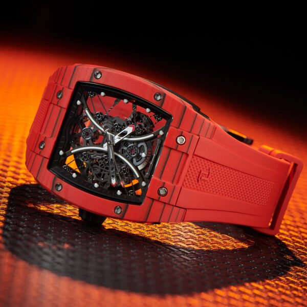 Louvre Series Men’s Skeleton Automatic Watch EM-S-RBR - Image 6
