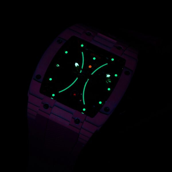 Louvre Series Men’s Skeleton Automatic Watch EM-S-RBR - Image 9