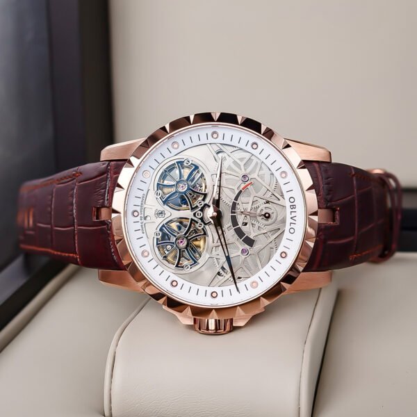 Knight Double Flywheel Kinetic Men’s Mechanical Watch RM-E-PWW - Image 2