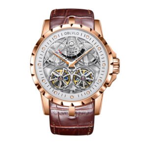 Knight Double Flywheel Kinetic Men’s Mechanical Watch RM-E-PWW