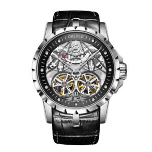 Knight Double Flywheel Kinetic Men’s Mechanical Watch RM-E-YBB