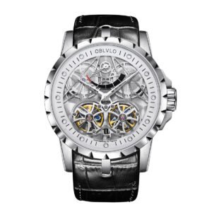Knight Double Flywheel Kinetic Men’s Mechanical Watch RM-E-YWB