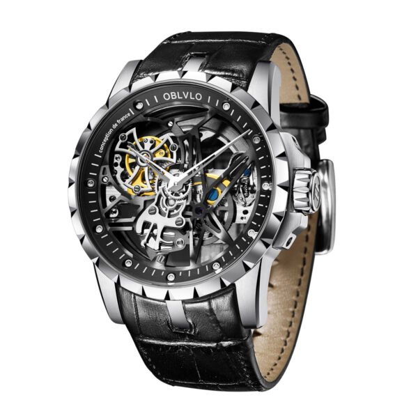 Knight Skeleton Men’s Automatic Watch RM-S-YBB - Image 3
