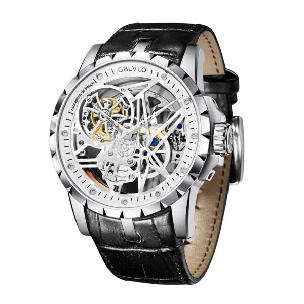 Knight Skeleton Men’s Automatic Watch RM-S-YWB - Image 7
