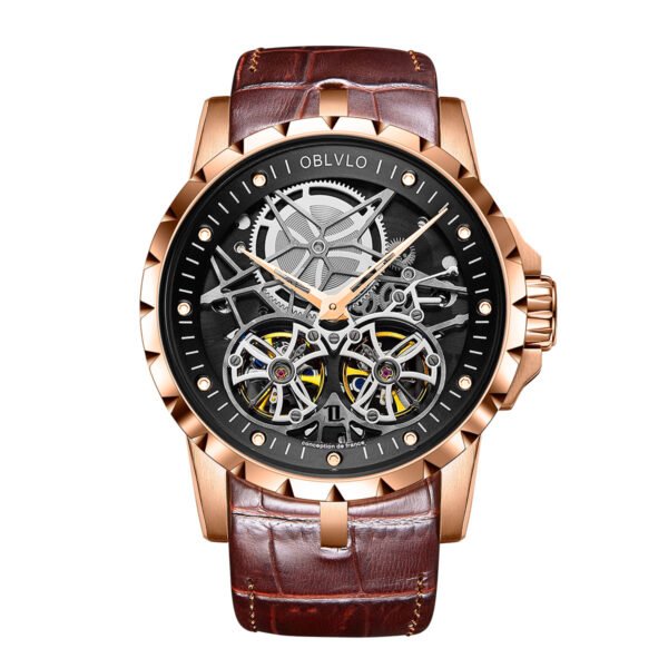 Knight Double Flywheel Men’s Automatic Watch RM-T-PBW