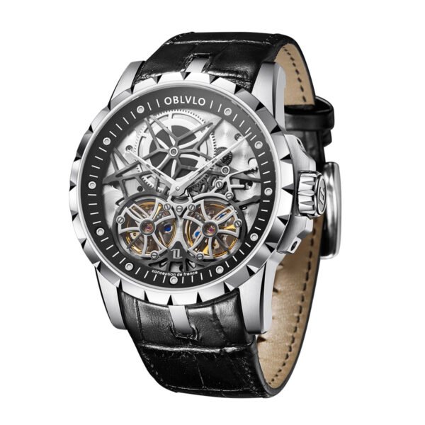 Knight Double Flywheel Men’s Automatic Watch RM-T-YBB - Image 7