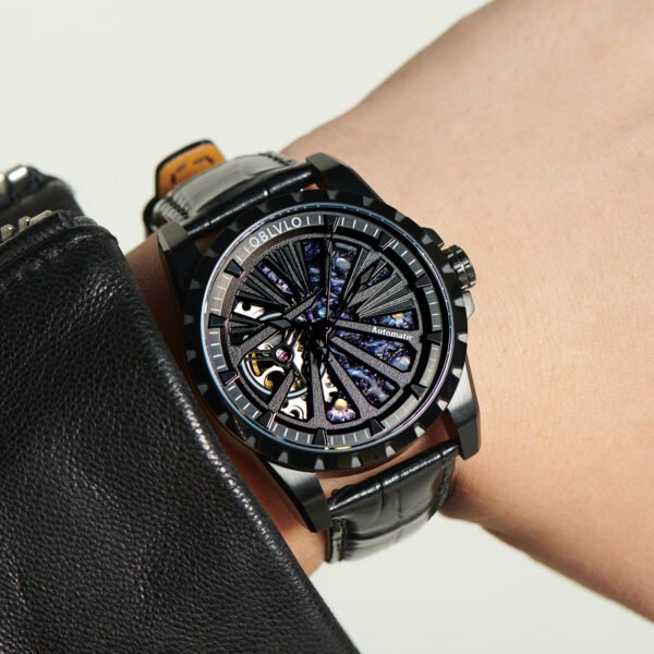 Knight Skeleton Men’s Automatic Watch RMS-U-BBB - Image 2