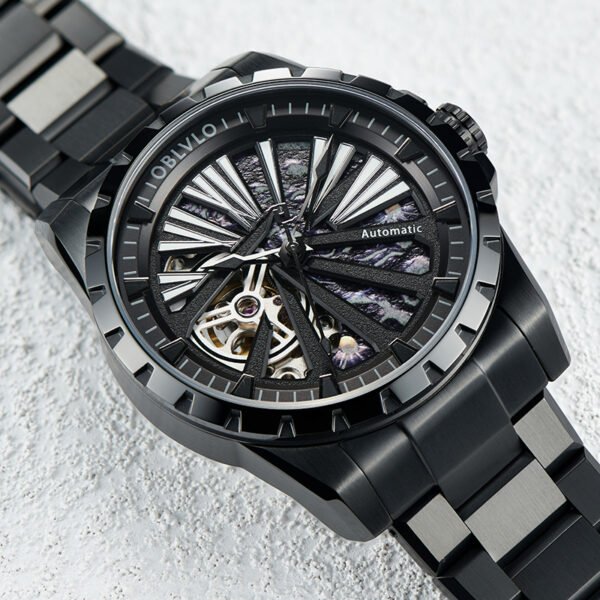 Knight Skeleton Men’s Automatic Bracelet Watch RMS-U-BBBS - Image 4