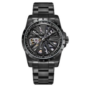 Knight Skeleton Men’s Automatic Bracelet Watch RMS-U-BBBS