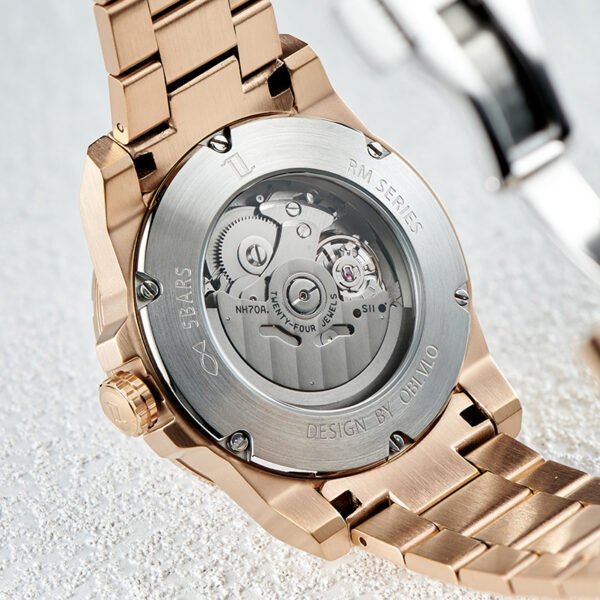 Knight Skeleton Men’s Automatic Bracelet Watch RMS-U-PPPS - Image 10
