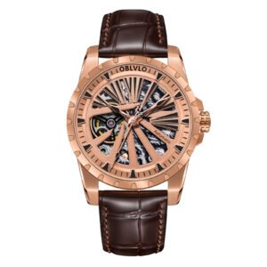 Knight Skeleton Men’s Automatic Watch RMS-U-PPW