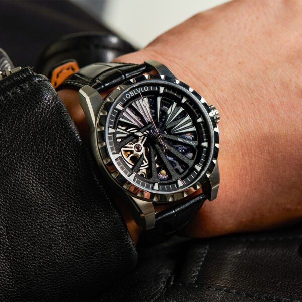 Knight Skeleton Men’s Automatic Watch RMS-U-YBB - Image 3