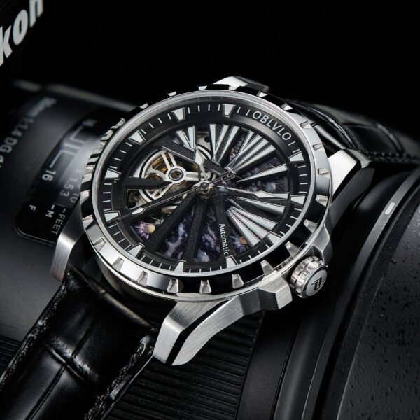 Knight Skeleton Men’s Automatic Watch RMS-U-YBB - Image 5