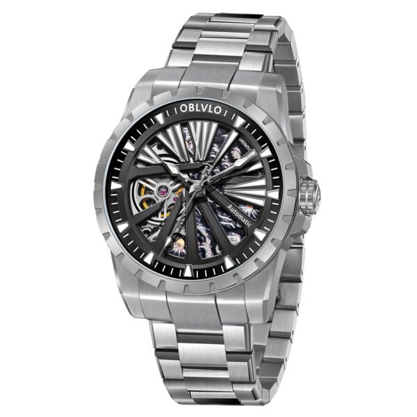 Knight Skeleton Men’s Automatic Bracelet Watch RMS-U-YBYS - Image 13