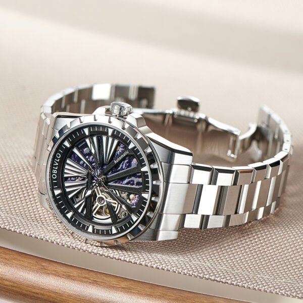 Knight Skeleton Men’s Automatic Bracelet Watch RMS-U-YBYS - Image 3
