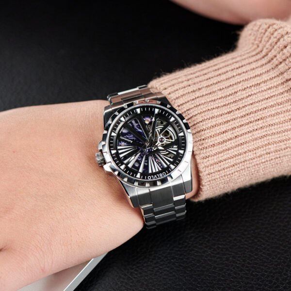 Knight Skeleton Men’s Automatic Bracelet Watch RMS-U-YBYS - Image 4