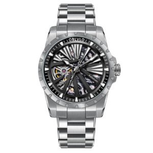 Knight Skeleton Men’s Automatic Bracelet Watch RMS-U-YBYS