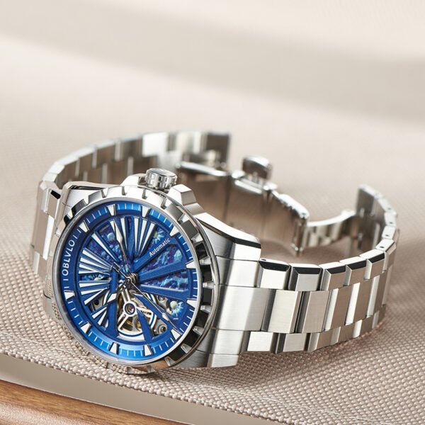 Knight Skeleton Men’s Automatic Bracelet Watch RMS-U-YLYS - Image 2
