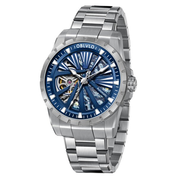 Knight Skeleton Men’s Automatic Bracelet Watch RMS-U-YLYS - Image 11