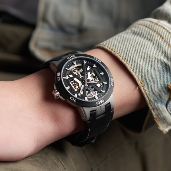 Allied Forces Skeleton Men’s Automatic Watch UM-BBBL - Image 5