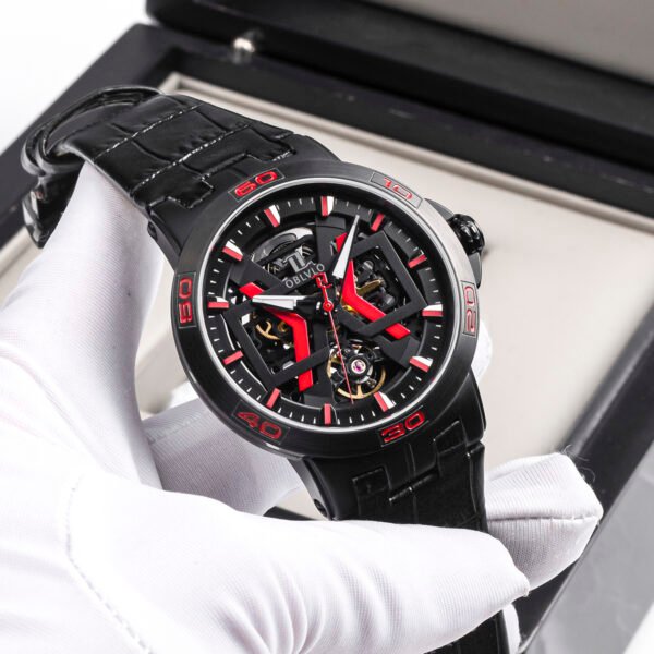 Allied Forces Skeleton Men’s Automatic Watch UM-BRB - Image 2