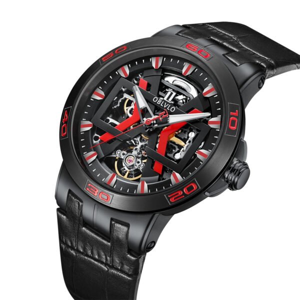 Allied Forces Skeleton Men’s Automatic Watch UM-BRB - Image 3