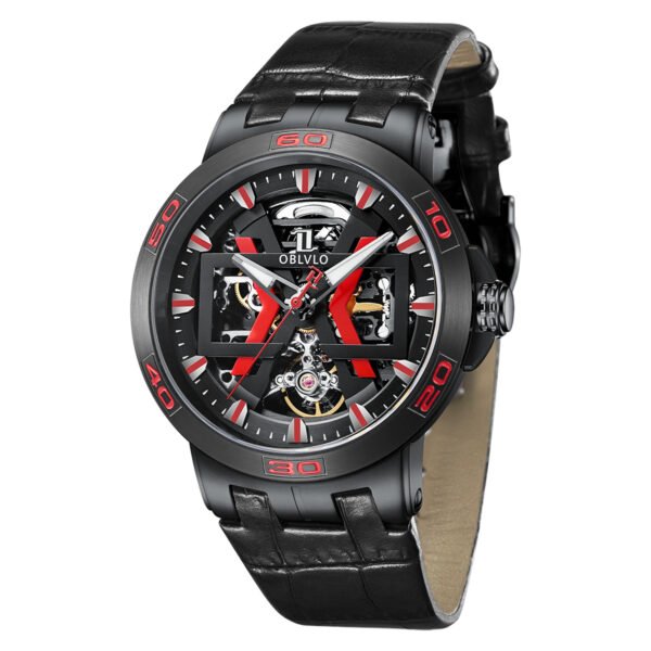 Allied Forces Skeleton Men’s Automatic Watch UM-BRB - Image 4