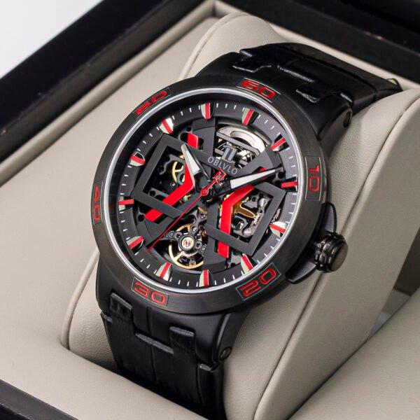 Allied Forces Skeleton Men’s Automatic Watch UM-BRB - Image 5
