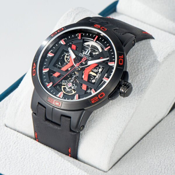 Allied Forces Skeleton Men’s Automatic Watch UM-BRBL - Image 2
