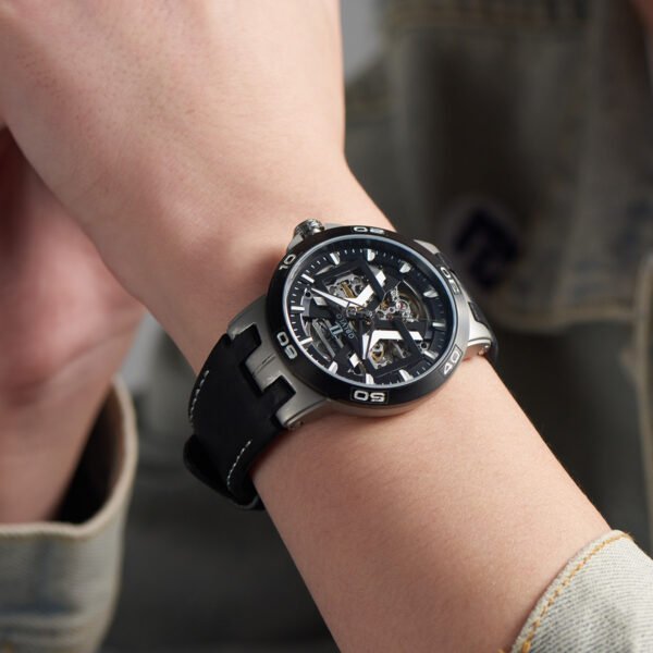 Allied Forces Skeleton Men’s Automatic Watch UM-TBBL - Image 5