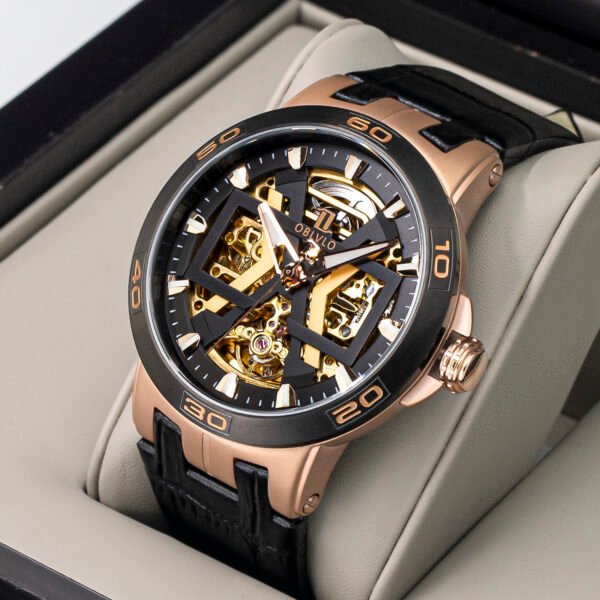 Allied Forces Skeleton Men’s Automatic Watch UM-TBG - Image 2