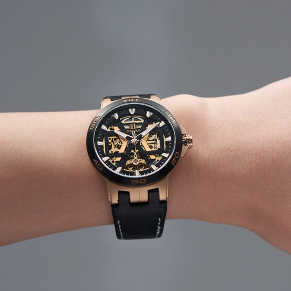 Allied Forces Skeleton Men’s Automatic Watch UM-TBGL - Image 4