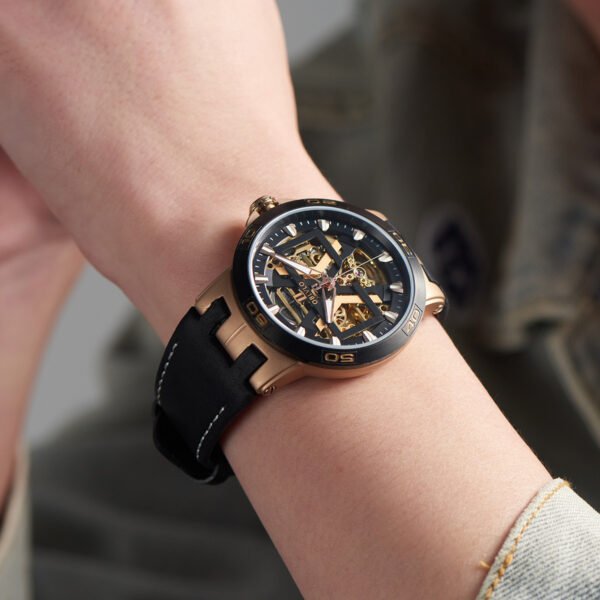 Allied Forces Skeleton Men’s Automatic Watch UM-TBGL - Image 5
