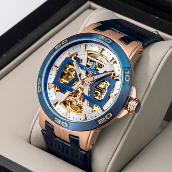 Allied Forces Skeleton Men’s Automatic Watch UM-TLP - Image 2