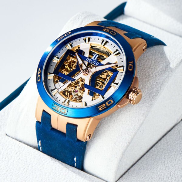 Allied Forces Skeleton Men’s Automatic Watch UM-TLPL - Image 2