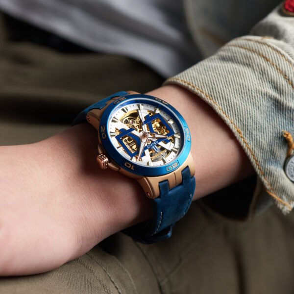 Allied Forces Skeleton Men’s Automatic Watch UM-TLPL - Image 3