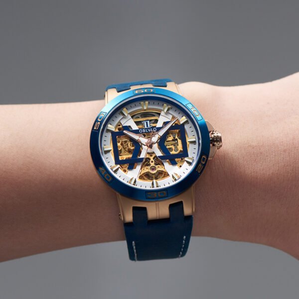 Allied Forces Skeleton Men’s Automatic Watch UM-TLPL - Image 4