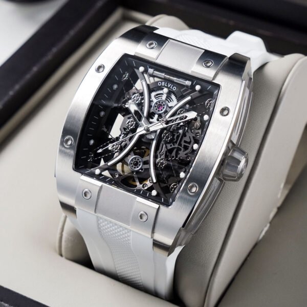 Louvre Series Men’s Skeleton Automatic Watch EM-S-YBW - Image 2